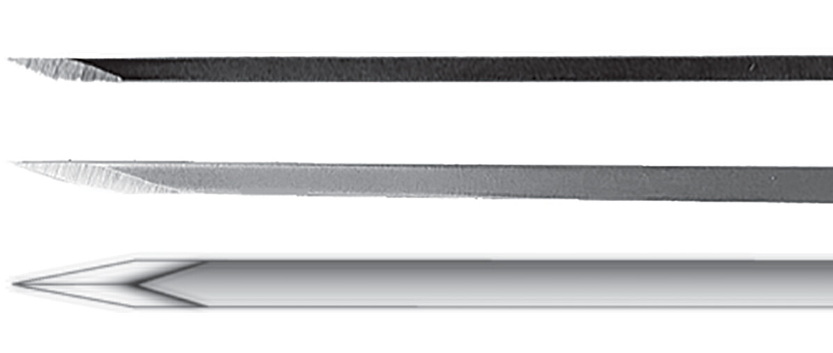 Pediatric Myringotomy Knives, Flat Shaft, Angled