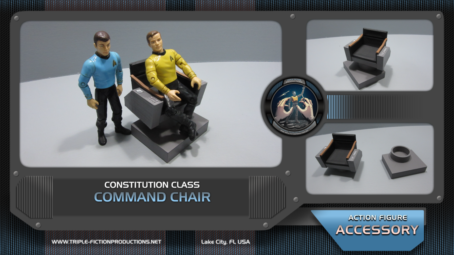 Constitution Class - 4.5" Scale - Command Chair