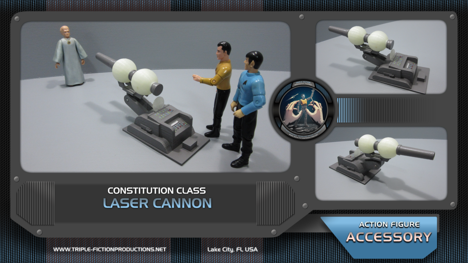 Constitution Class - 4.5" Scale - Laser Cannon