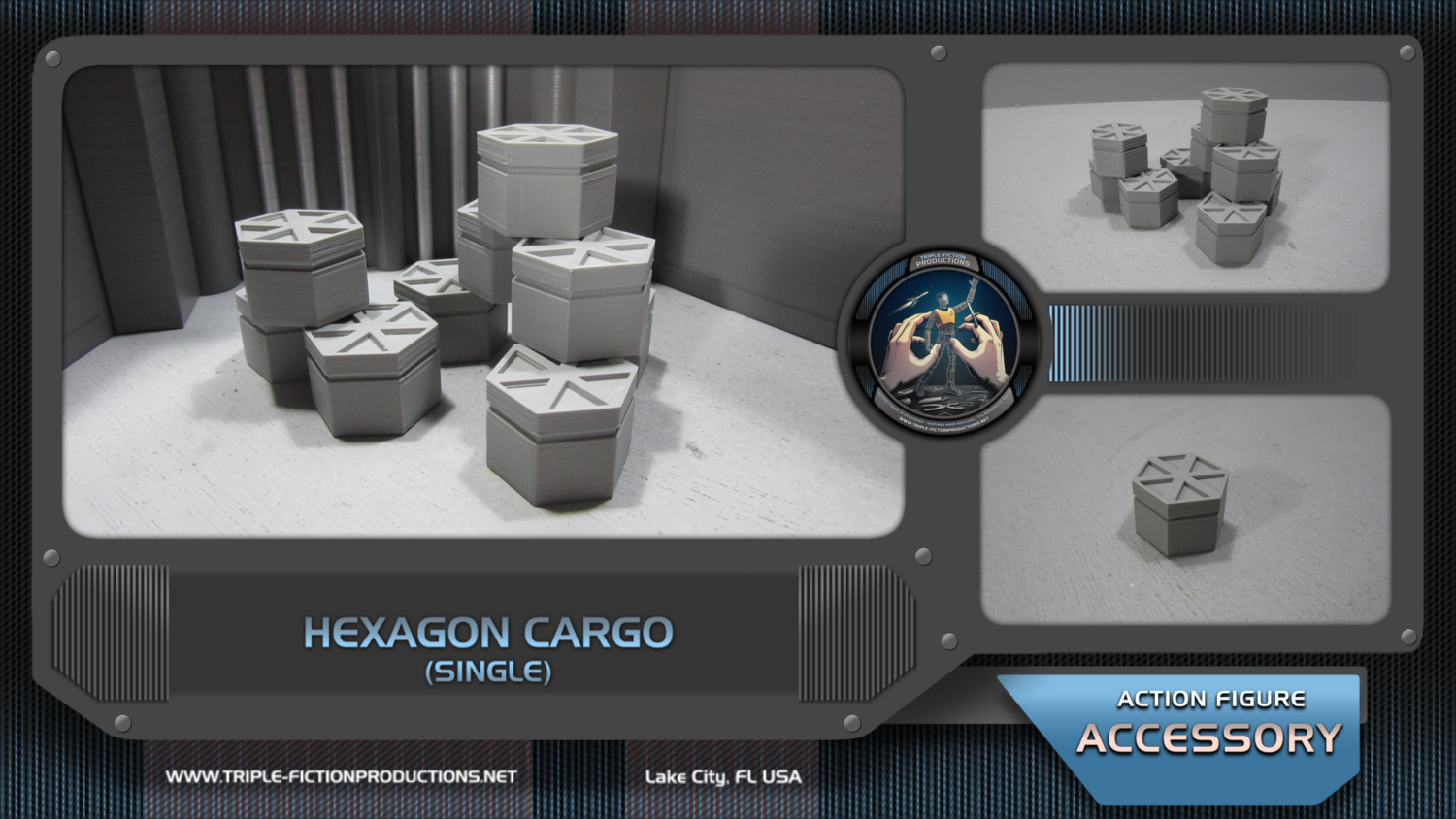4.5" Scale - Hexagon Cargo (Single)