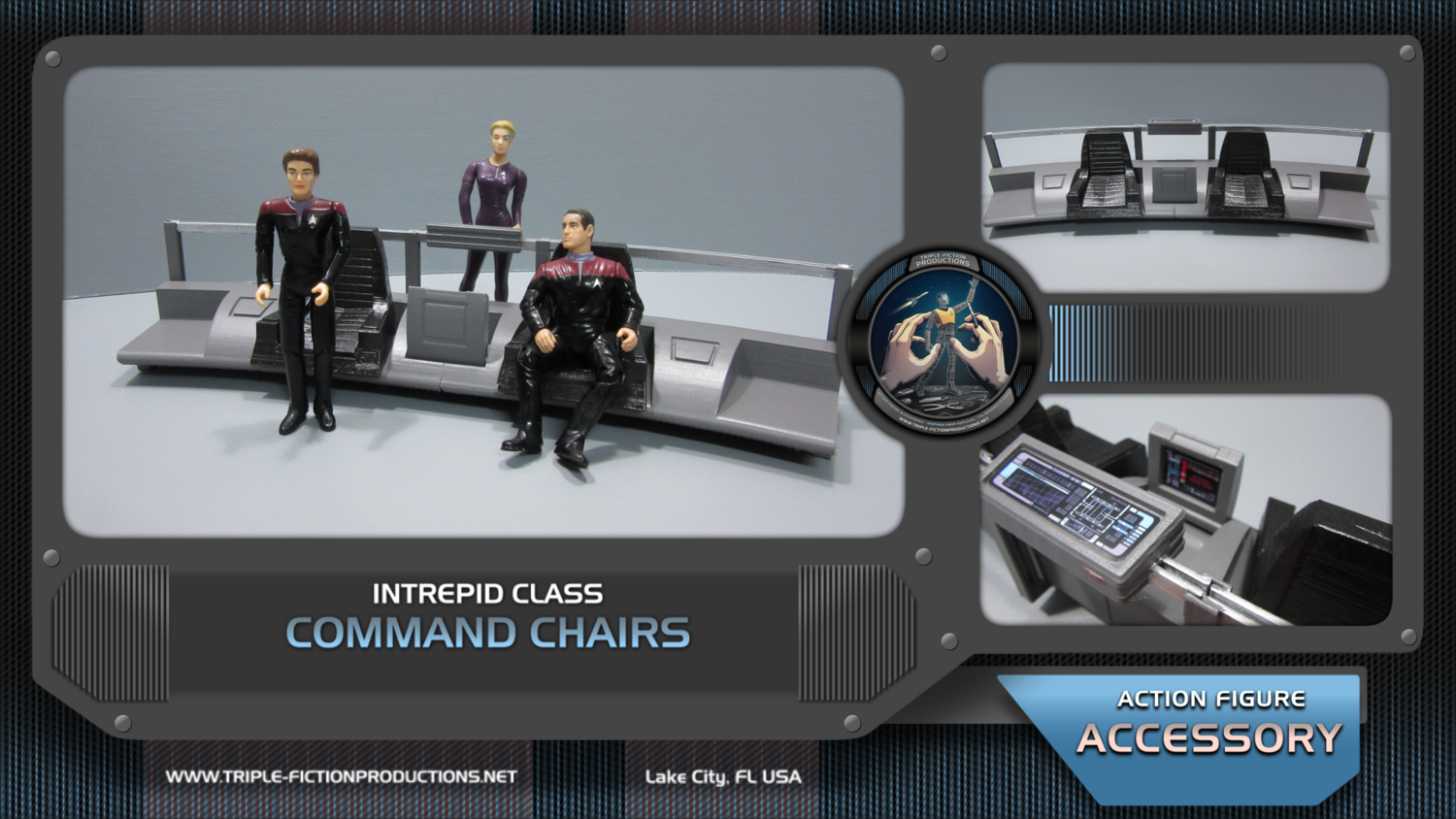 Intrepid Class - 4.5" Scale - Command Chairs