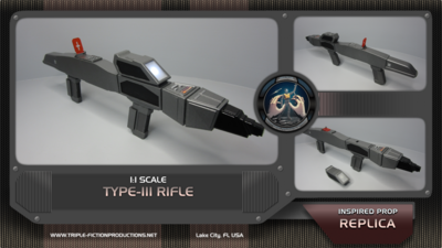 1:1 Scale - Prop Replica - Type-III Rifle