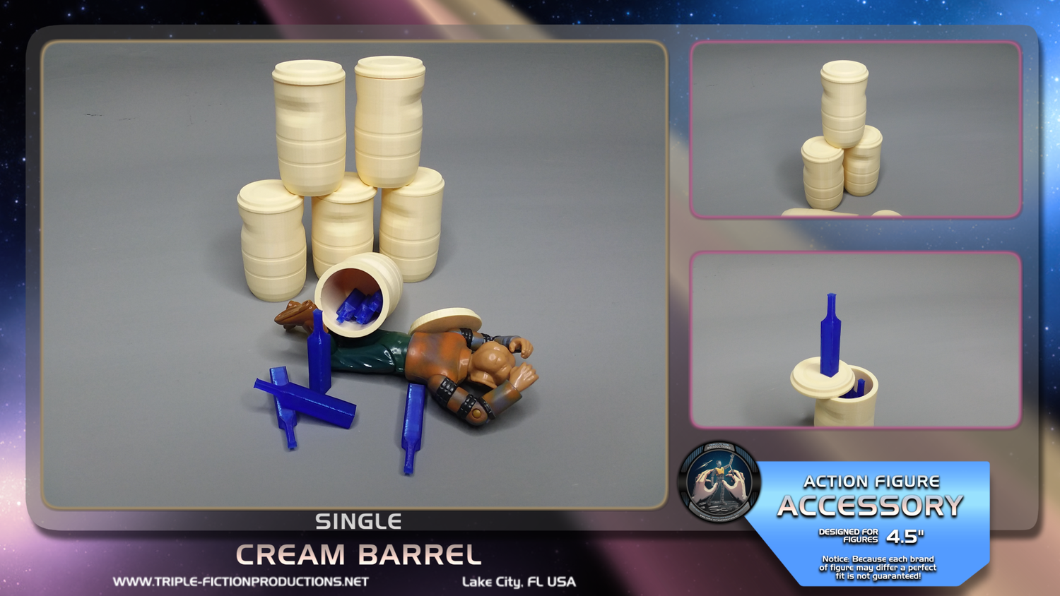 4.5&quot; Scale - Cream Barrel (Single)