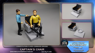Constitution Class - 4.5&quot; Scale - Captain&#39;s Chair