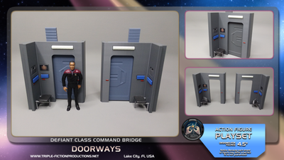 Defiant Class - 4.5&quot; Scale - Command Bridge Doorways
