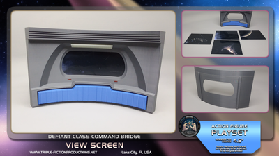 Defiant Class - 4.5&quot; Scale - Command Bridge View Screen