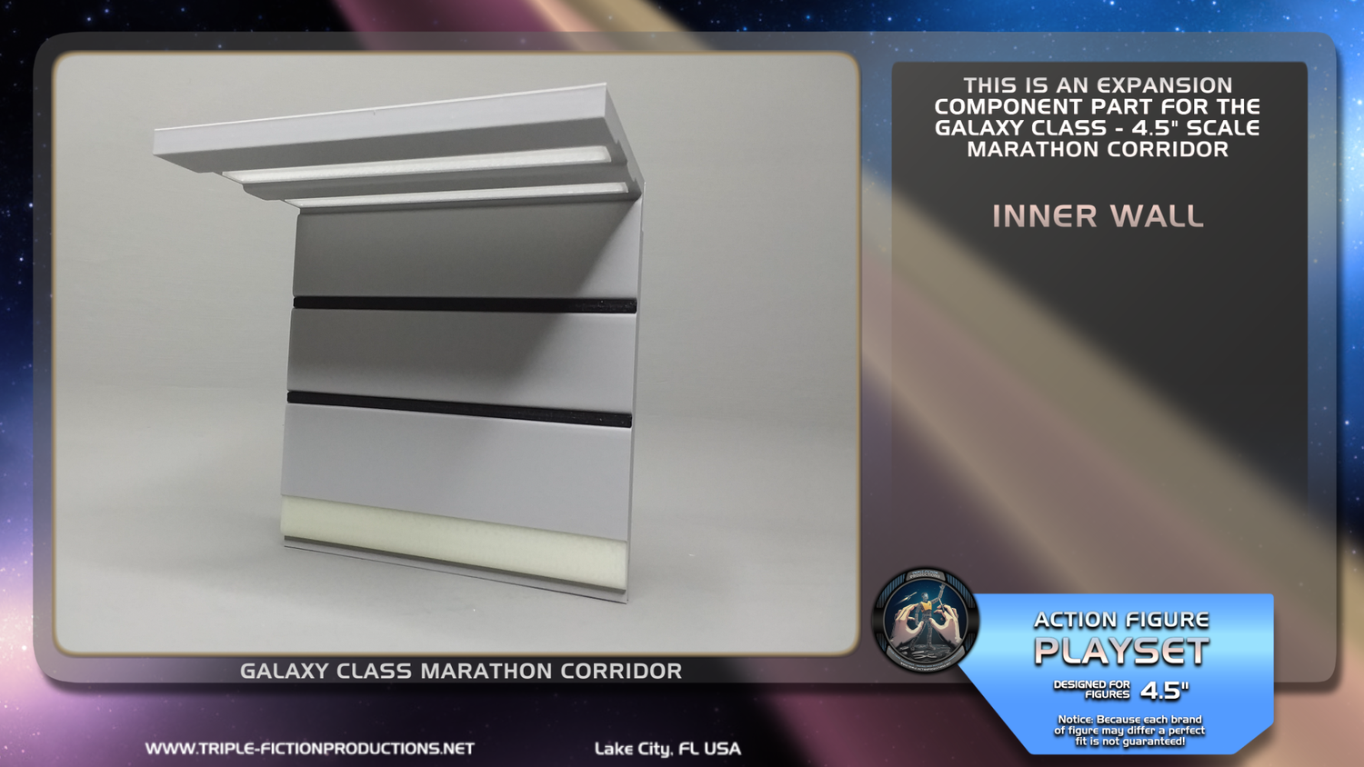 Galaxy Class - 4.5&quot; Scale - Marathon Corridor Inner Wall