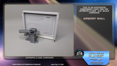Intrepid Class - 4.5&quot; Scale - Corridor Armory Wall