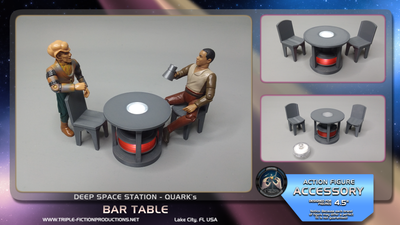 Deep Space Station - 4.5&quot; Scale - Quark&#39;s Bar Table