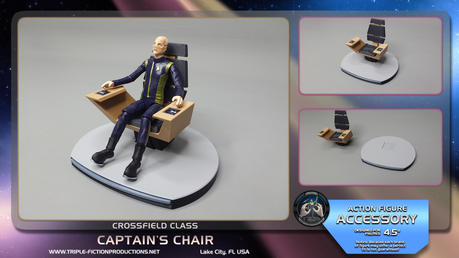 Crossfield Class - 4.5&quot; Scale - Captain&#39;s Chair