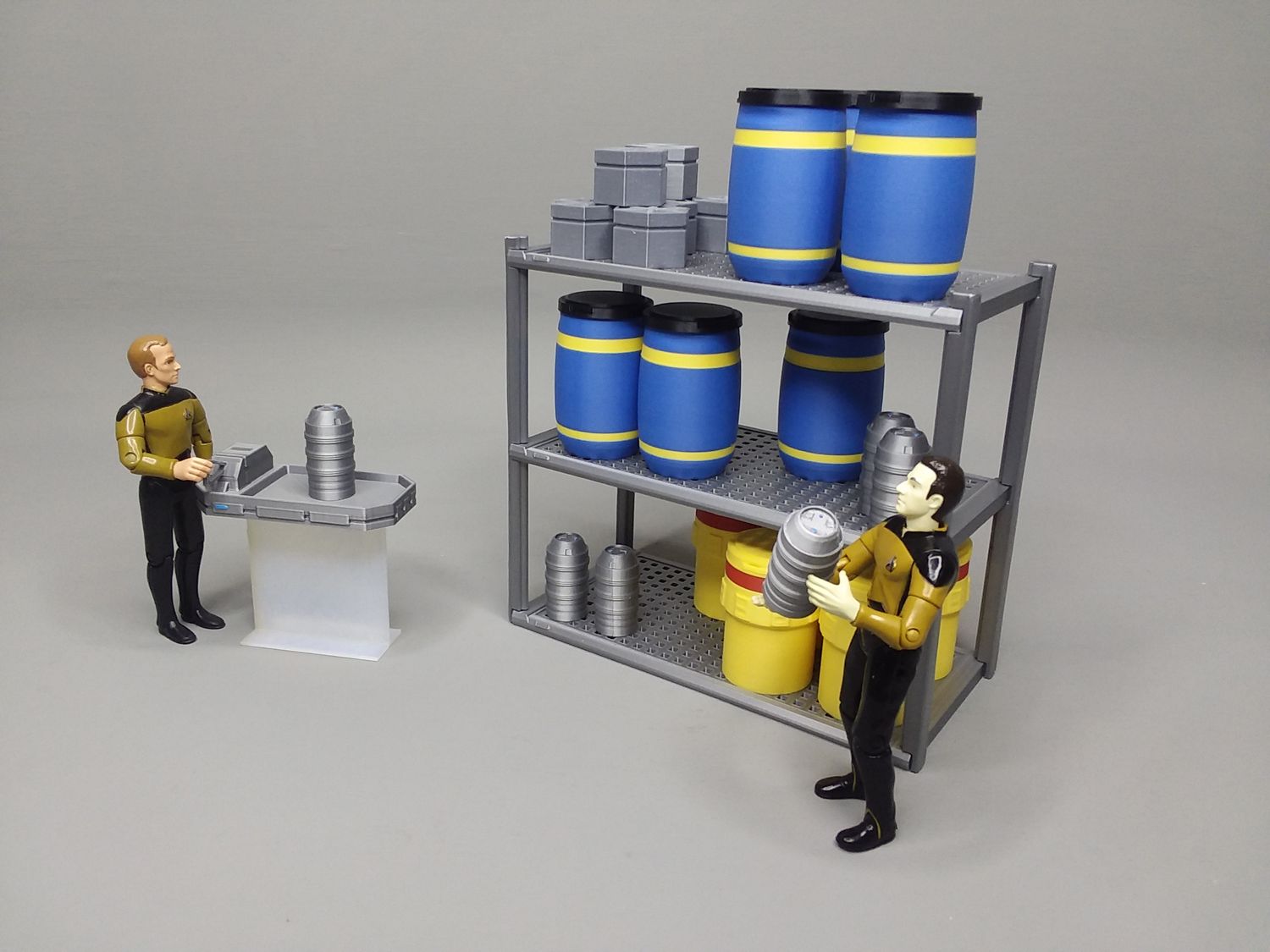 AFA TREK - 4.5" Scale - Pallet Rack Shelving