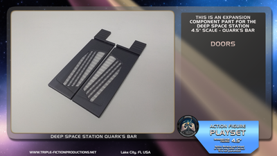 Deep Space Station - 4.5&quot; Scale - Quark&#39;s Bar Doors