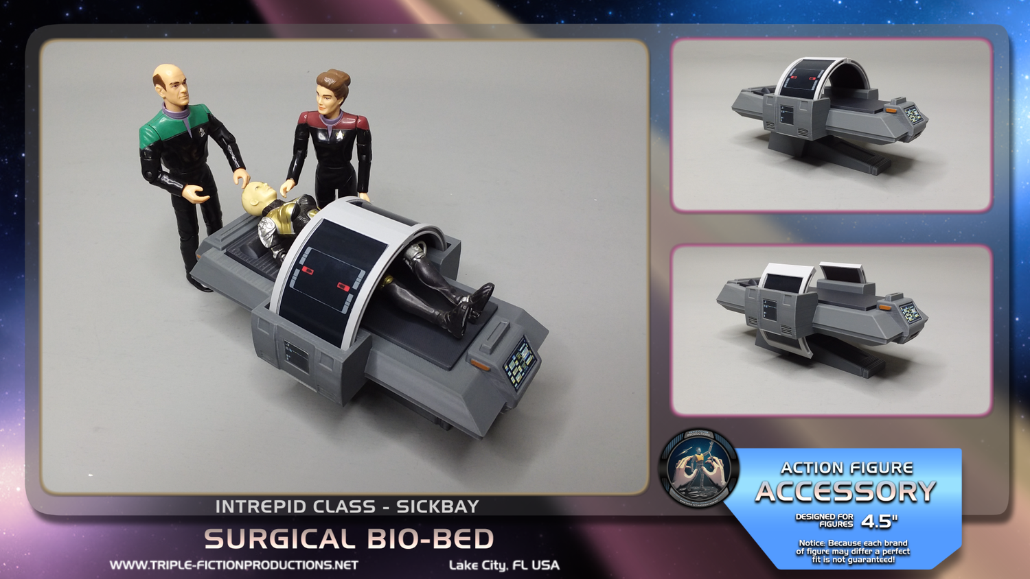 Intrepid Class - 4.5&quot; Scale - Sickbay Surgical Bio-Bed