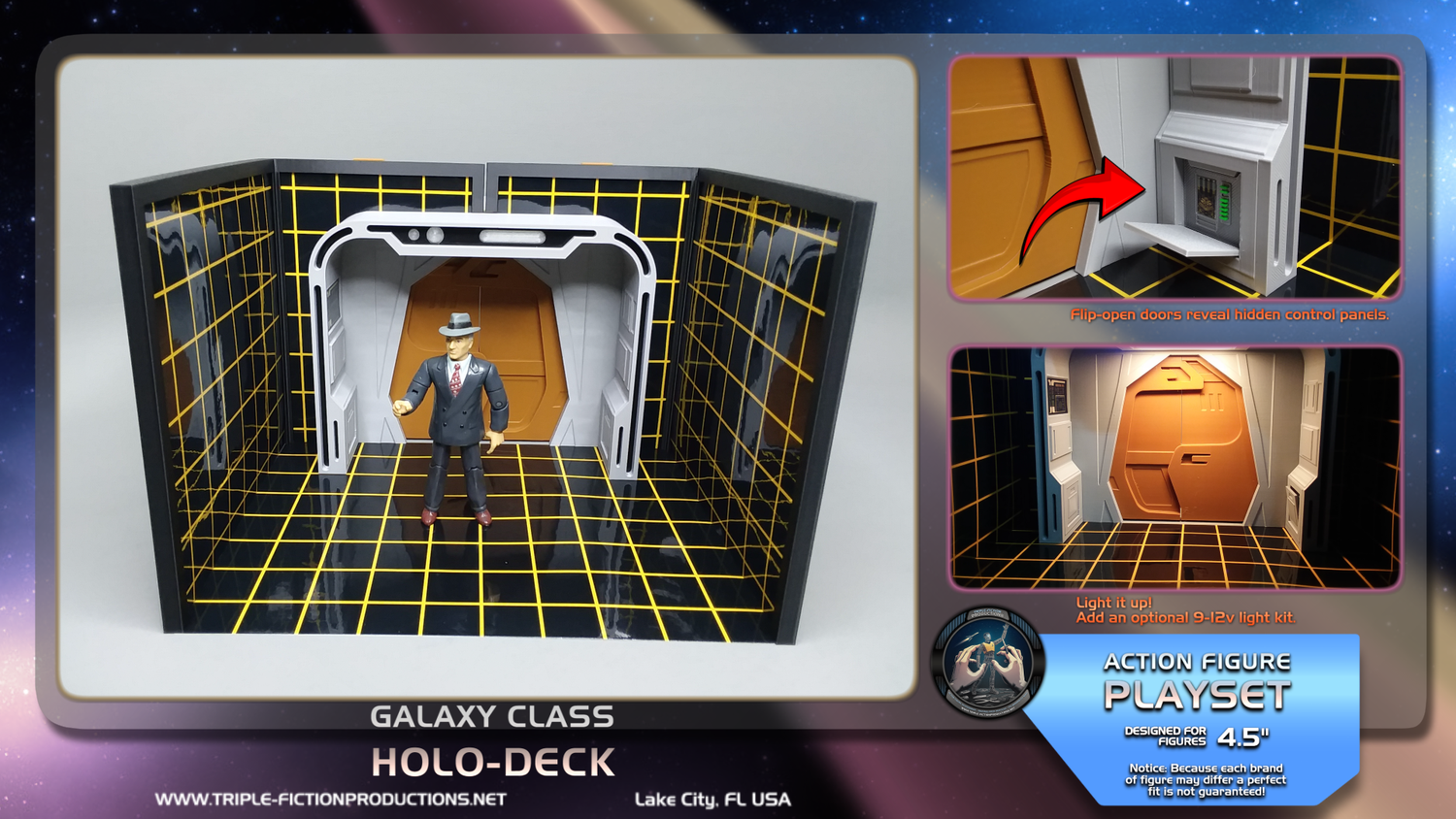 Galaxy Class - 4.5&quot; Scale - Holo-Deck