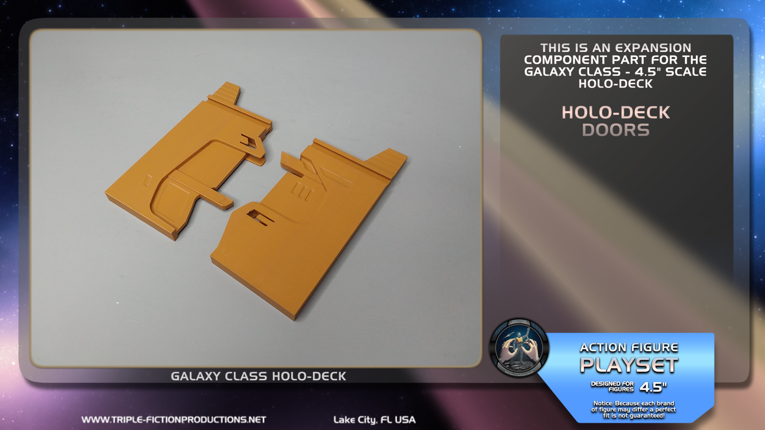 Galaxy Class - 4.5&quot; Scale - Holo-Deck Doors