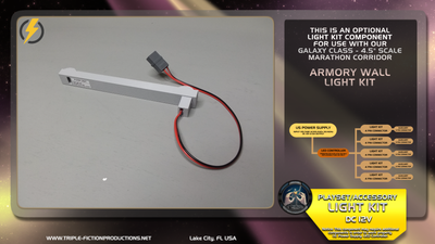 Galaxy Class - 4.5&quot; Scale - Marathon Corridor - Armory Wall Light Kit