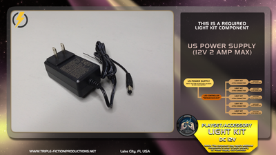 2A 12V DC US Power Supply Only
