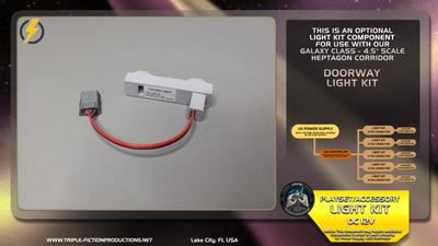 Galaxy Class - 4.5&quot; Scale - Heptagon Corridor - Doorway Light Kit