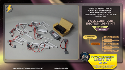 Intrepid Class - 4.5&quot; Scale - Corridor - Full Corridor Light Kit