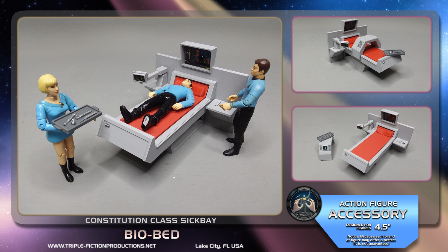 Constitution Class - 4.5&quot; Scale - Sickbay Bio-Bed