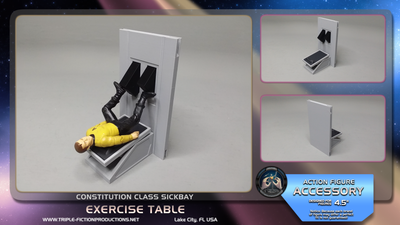 Constitution Class - 4.5&quot; Scale - Sickbay Exercise Table