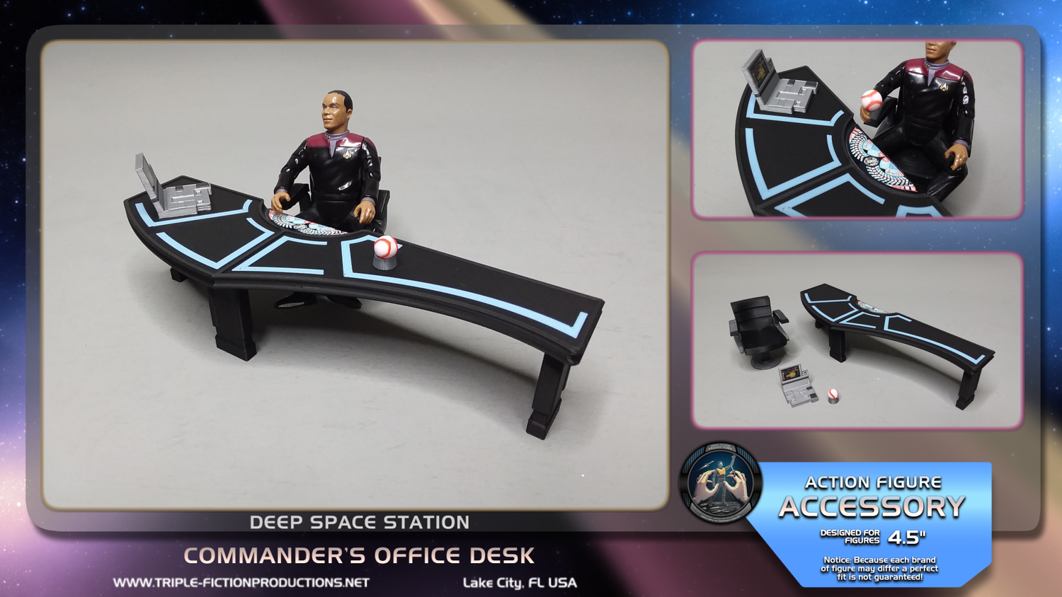 Deep Space Station - 4.5&quot; Scale - Commander&#39;s Office Desk