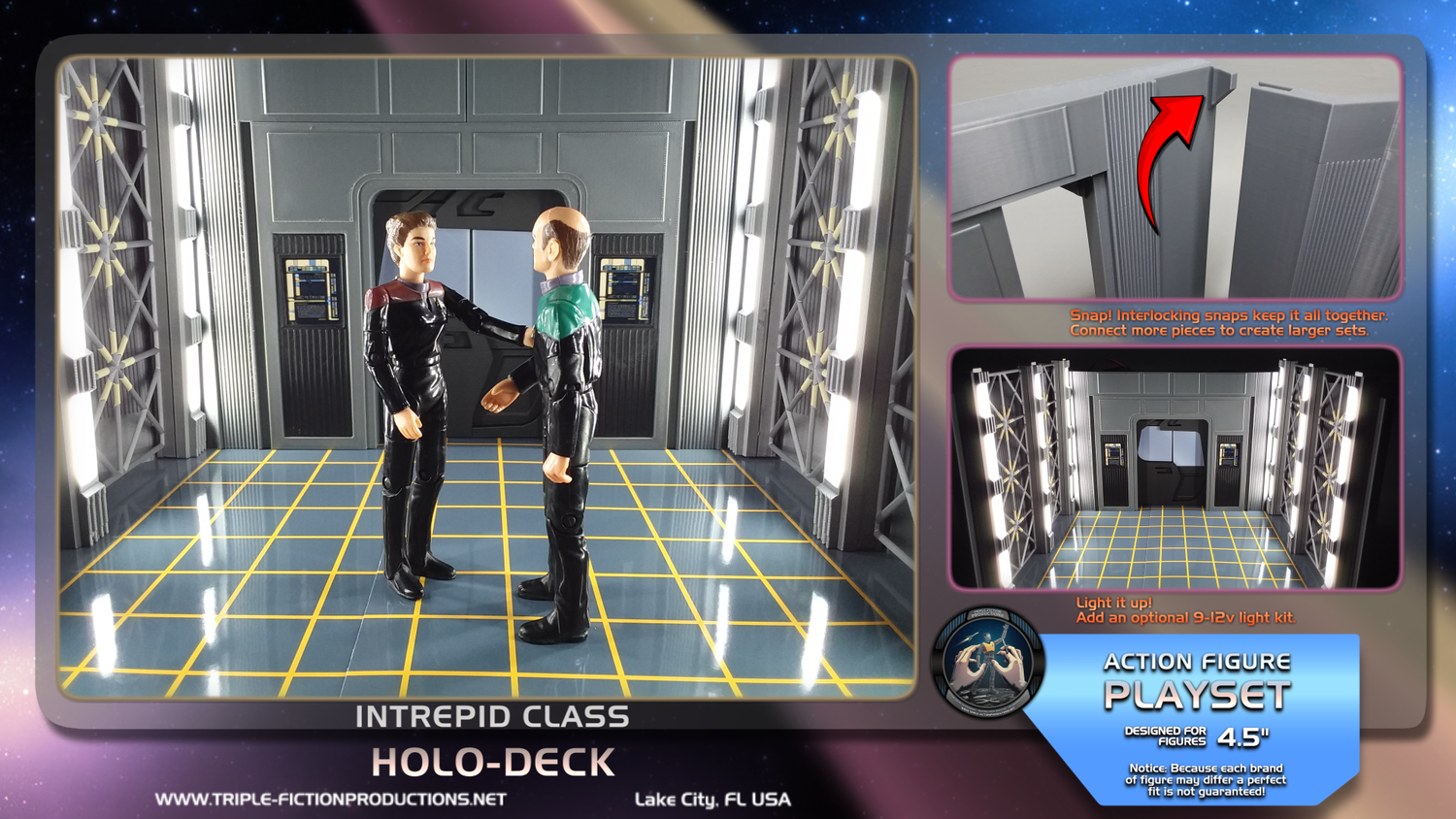 Intrepid Class - 4.5&quot; Scale - Holo-Deck