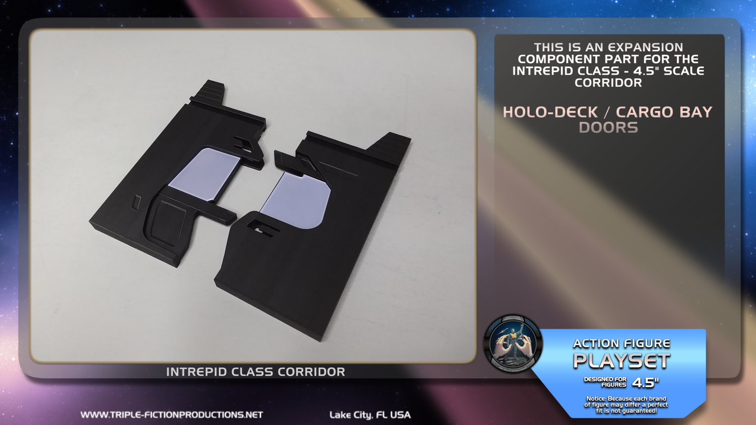 Intrepid Class - 4.5&quot; Scale - Holo-Deck / Cargo Bay Doors
