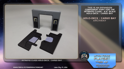 Intrepid Class - 4.5&quot; Scale - Holo-Deck / Cargo Bay Archway