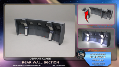 Defiant Class - 4.5&quot; Scale - Rear Wall Section