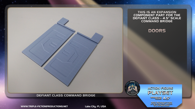 Defiant Class - 4.5&quot; Scale - Command Bridge Doors