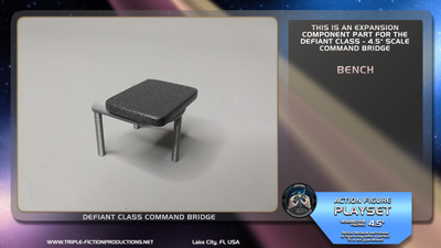 Defiant Class - 4.5&quot; Scale - Command Bridge Bench