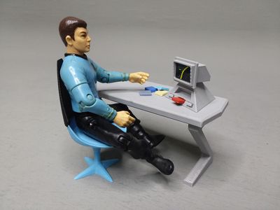 AFA TREK 2265-2269 - 4.5" Scale - Office Desk Set