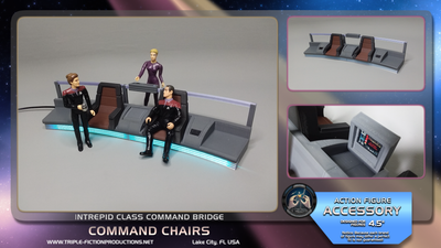 Intrepid Class - 4.5&quot; Scale - Command Chairs