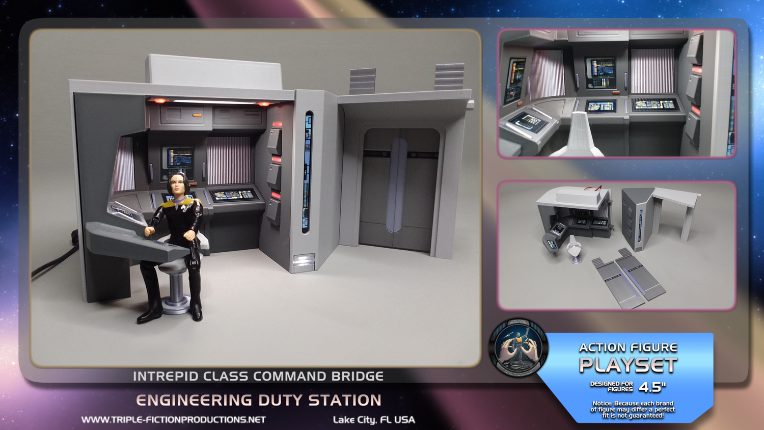 Intrepid Class - 4.5&quot; Scale - Command Bridge Engineering Duty Station