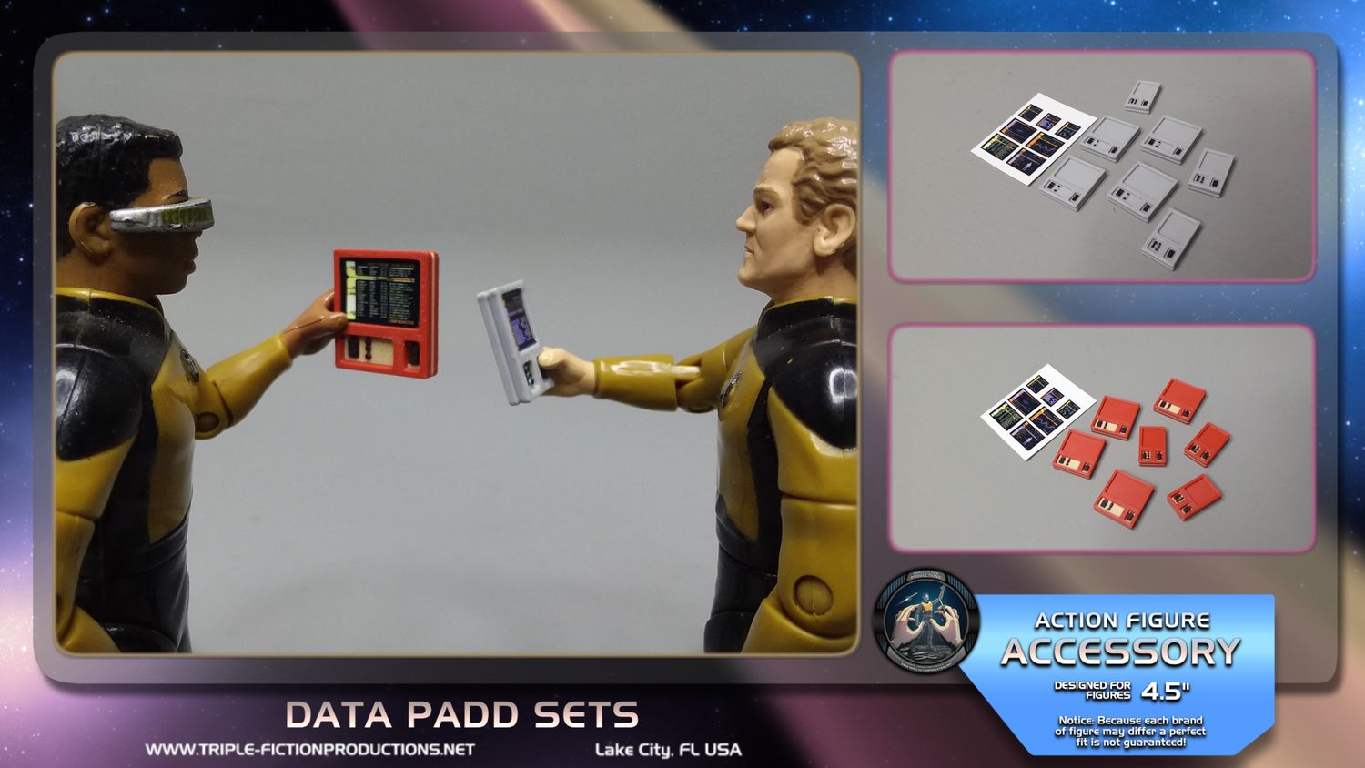 4.5&quot; Scale - Data Padd Sets (7 Padds)