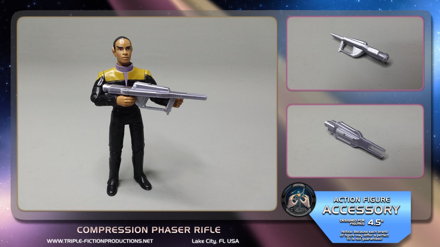 4.5&quot; Scale - Compression Phaser Rifle (Single)