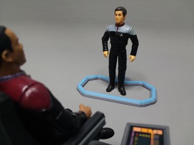 AFA TREK 2369-2375 - 4.5" Scale - Command Bridge Holographic Comm