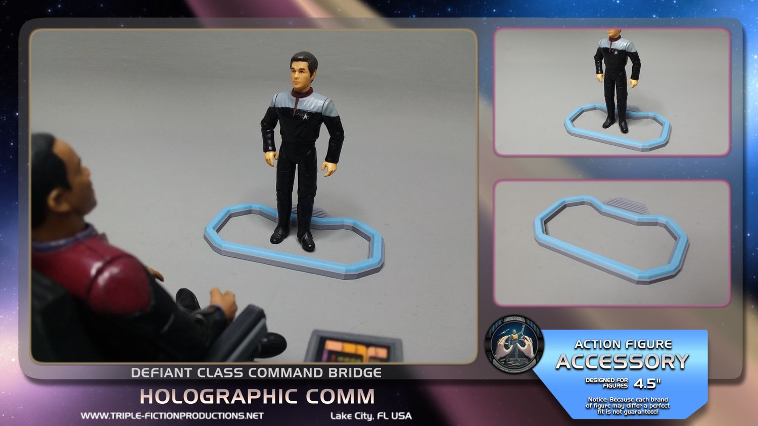 Defiant Class - 4.5&quot; Scale - Command Bridge Holographic Comm