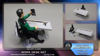 Galaxy Class - 4.5&quot; Scale - Work Desk Set