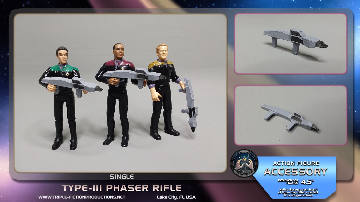 4.5&quot; Scale - Type-III Phaser Rifle (Single)