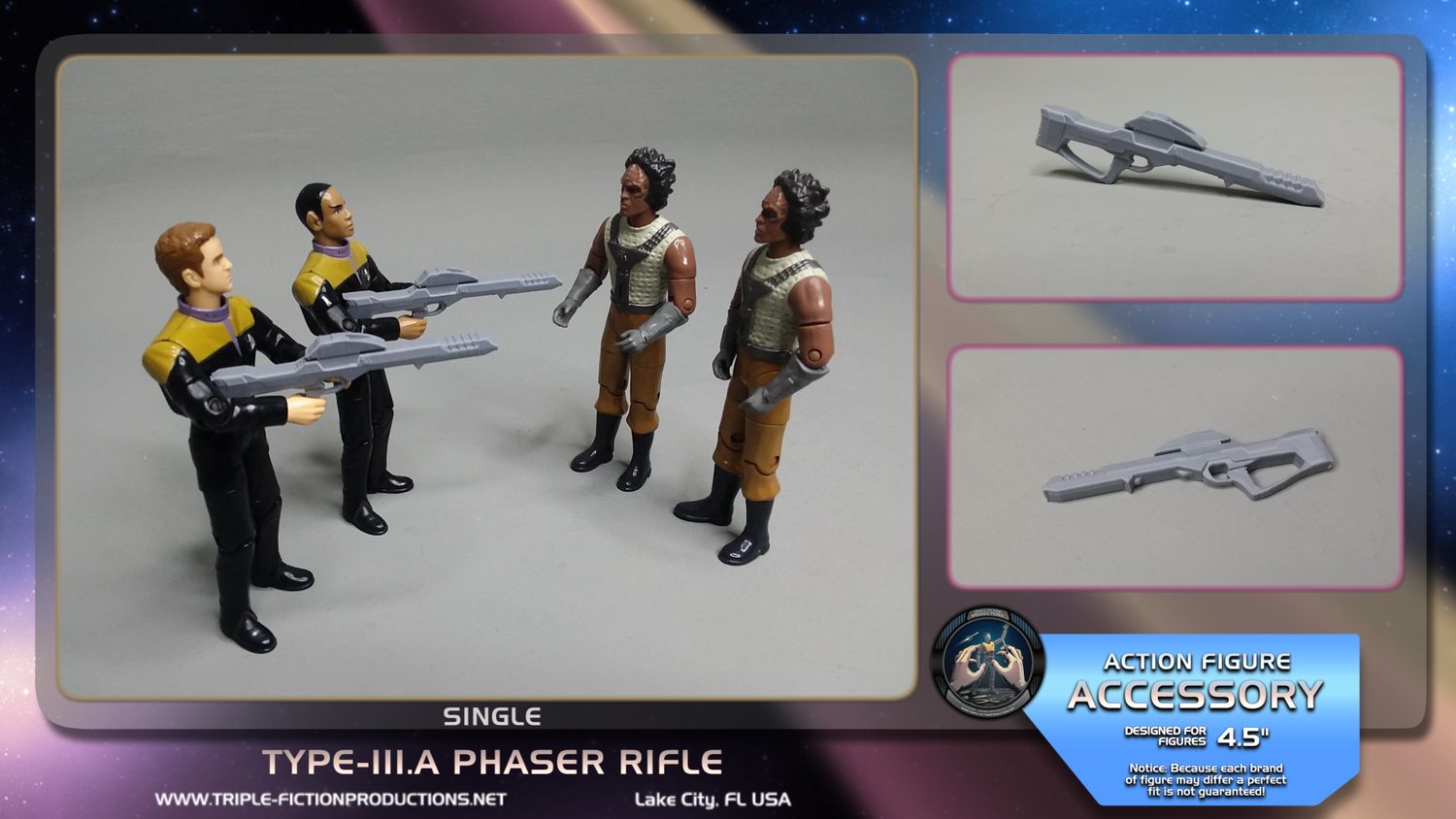 4.5&quot; Scale - Type-III.A Phaser Rifle (Single)