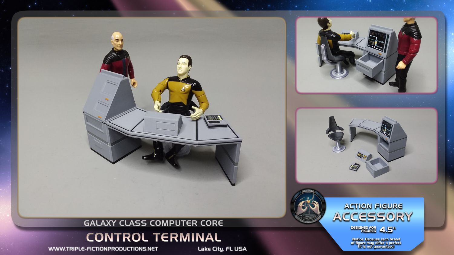 Galaxy Class - 4.5&quot; Scale - Computer Core Control Terminal
