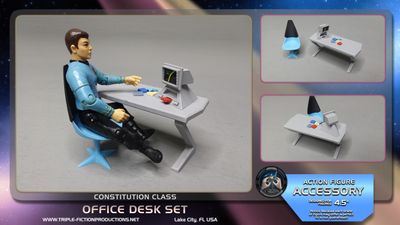 Constitution Class - 4.5&quot; Scale - Office Desk Set