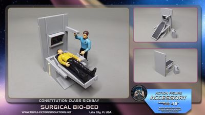 Constitution Class - 4.5&quot; Scale - Sickbay Surgical Bio-Bed