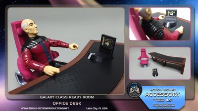 Galaxy Class - 4.5&quot; Scale - Ready Room Office Desk