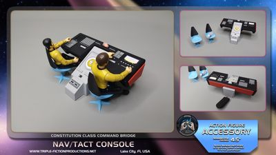 Constitution Class - 4.5&quot; Scale - Nav/Tact Console