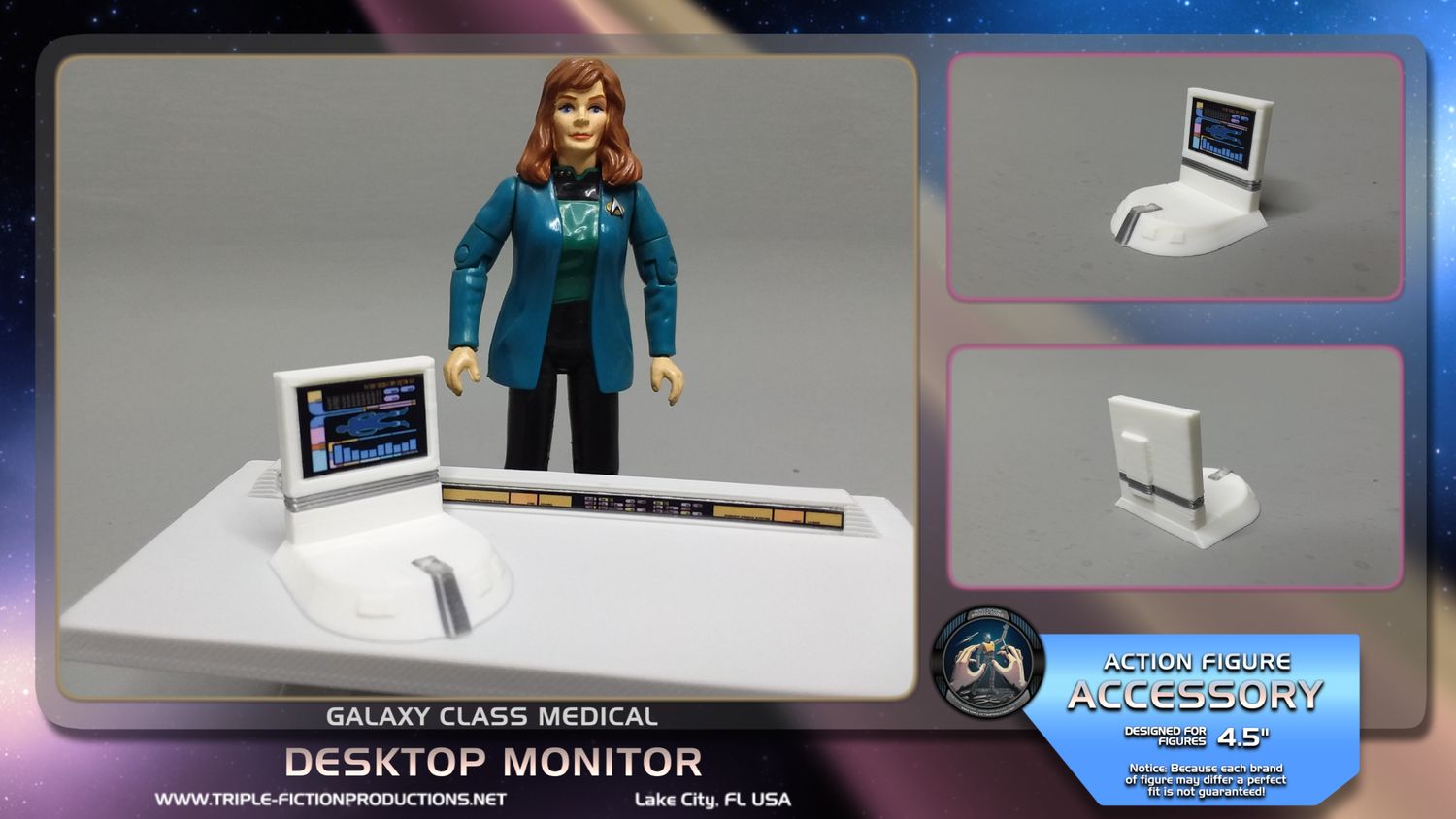 Galaxy Class - 4.5&quot; Scale - Medical Desktop Monitor