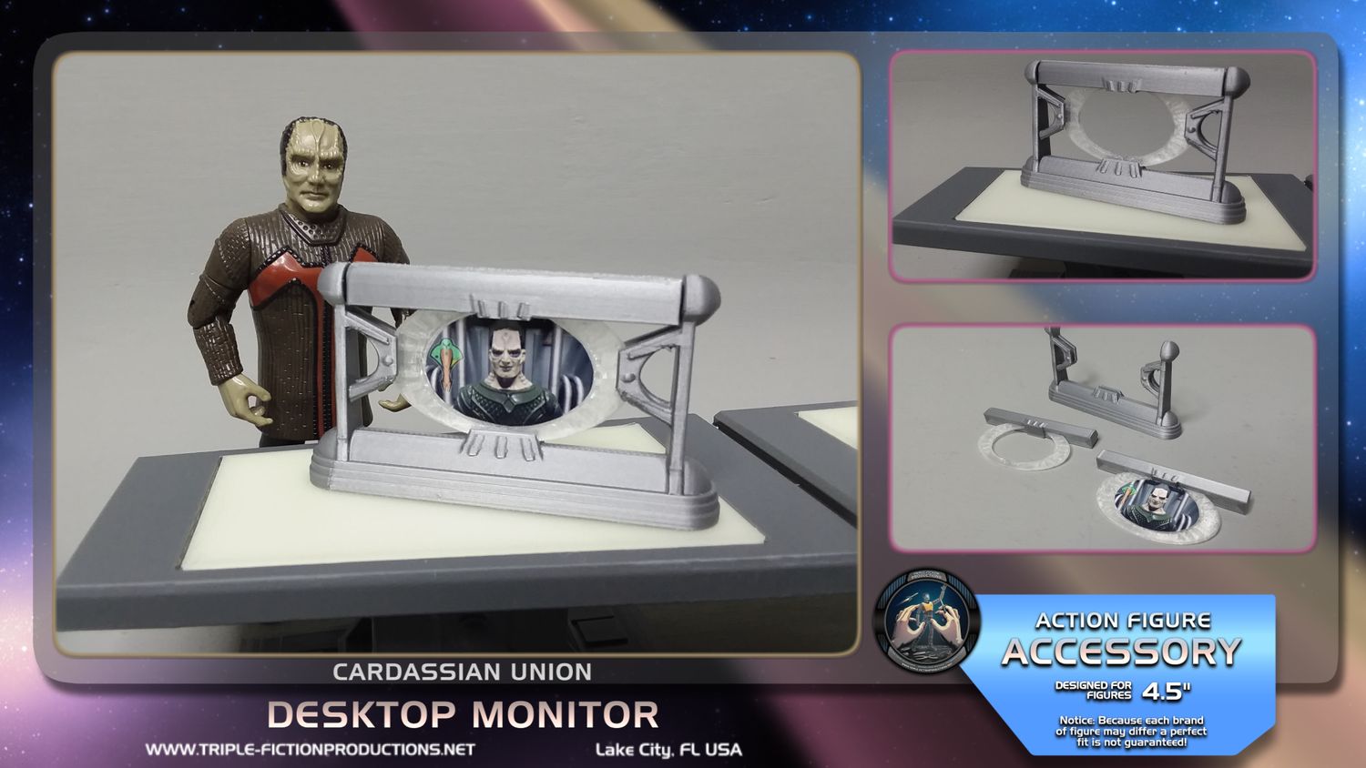 Cardassian Union - 4.5&quot; Scale - Desktop Monitor
