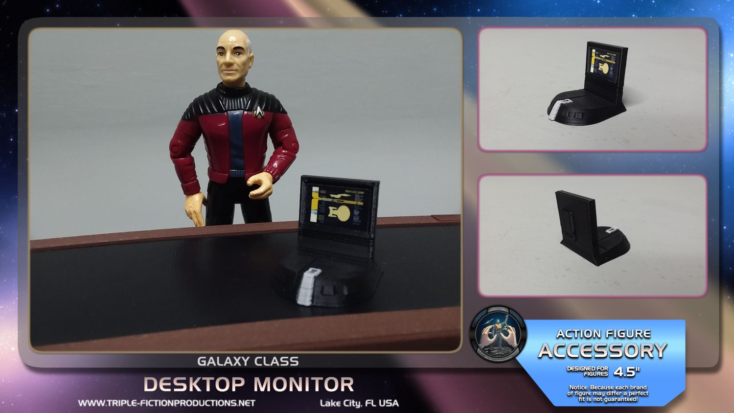 Galaxy Class - 4.5&quot; Scale - Desktop Monitor